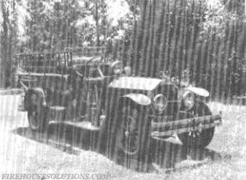 1921 American LaFrance Type 75 Triple Combination Pumping, and Chemical and Hose Car.